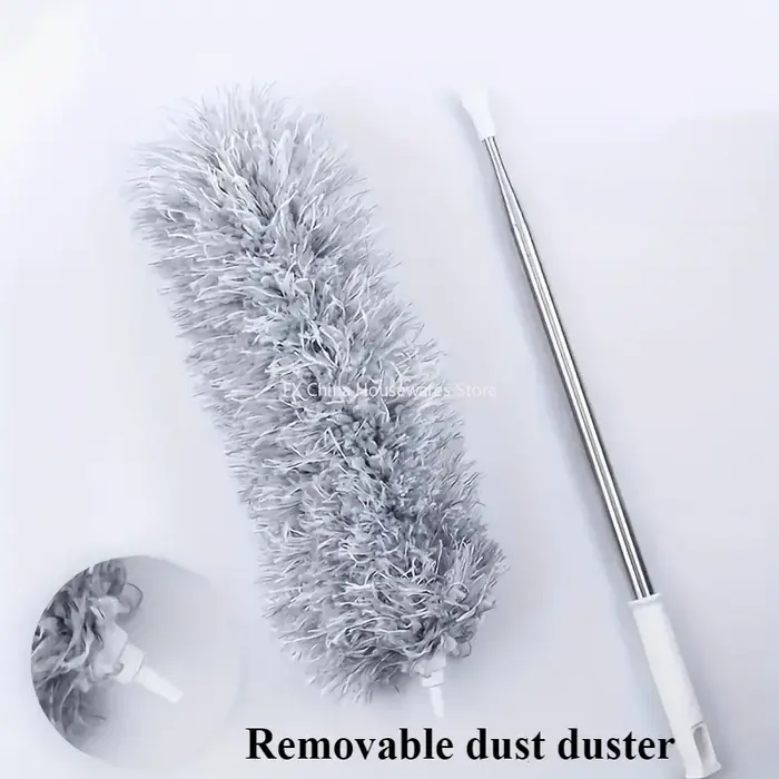 Balai à poussière en plumes de poulet extensible de 2