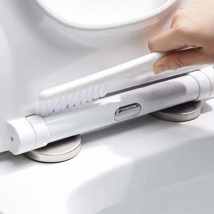 Brosse de Toilette Murale avec Coins Sans Fréquence