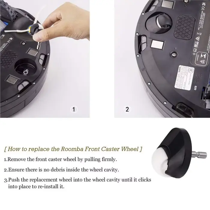 Pour iRobot Roomba 500 600 700 800 900 série 860 865 866 870 871 880 890 accessoires de rechange rou
