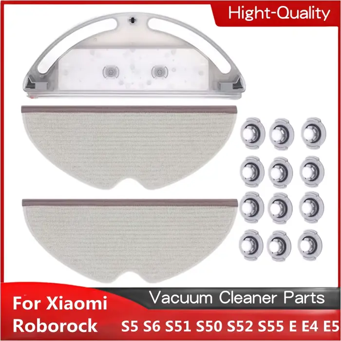 Réservoir d'eau en tissus de vadrouille Compatible avec les pièces d'aspirateur Xiaomi Roborock S6 Pure S5 S6 S51 S50 S52 S55 E25 E35 E4 E5