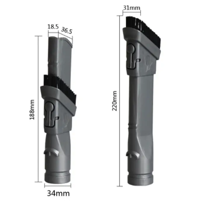 Brosse à pointe noire 2 en 1 pour Dyson DC22