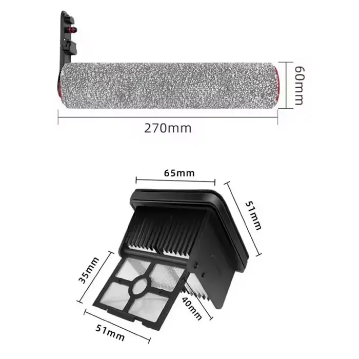 Accessoires d'origine pour aspirateur à vapeur Dreame H15 Pro Heat