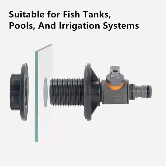 Adaptateur pour baril d'eau PVC/IBC
