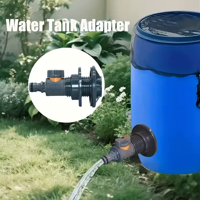 Adaptateur pour baril d'eau PVC/IBC