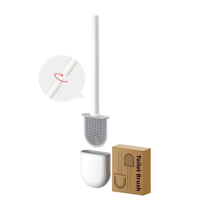 Brosse de toilette souple à poils flexibles