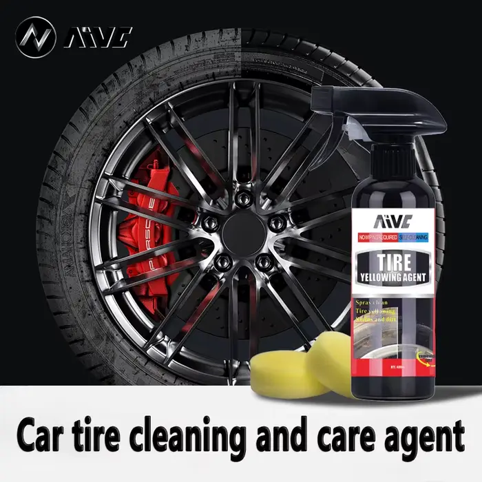 Nettoyeur de pneus de voiture professionnel agent anti-jaunissement et rénovation du caoutchouc pour un nettoyage rapide et une protection durable du véhicule