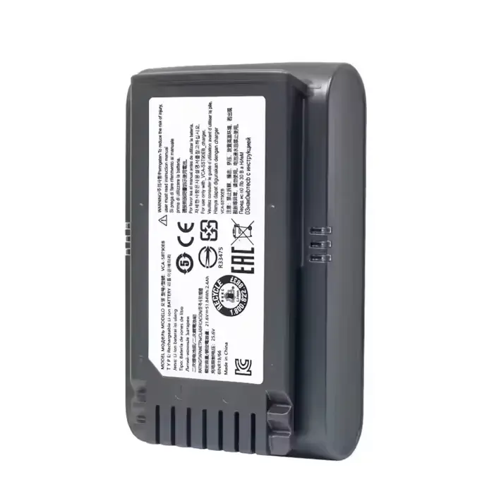 100% batterie de balayeuse originale VCA-SBT90 pour Samsung Vs9000 Jet90 Jet75 Jet90E