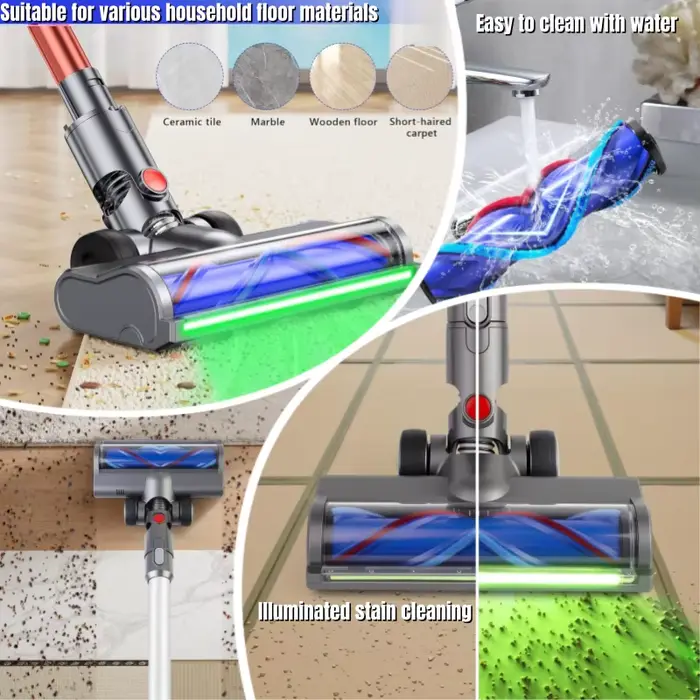 Brosse de nettoyage à entraînement direct pour aspirateurs Dyson V6 DC58 DC59 DC61 DC62 DC74