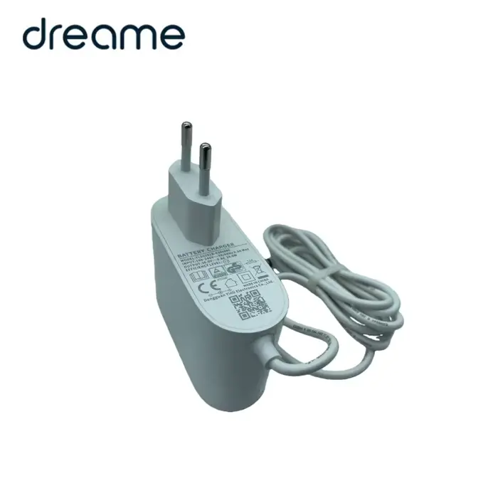 Chargeur d'origine avec prise EU pour aspirateur Dreame V9/ V10/ V11/ V12/ T10/ T20/ R10/ M12/ M13/ M14/ H12