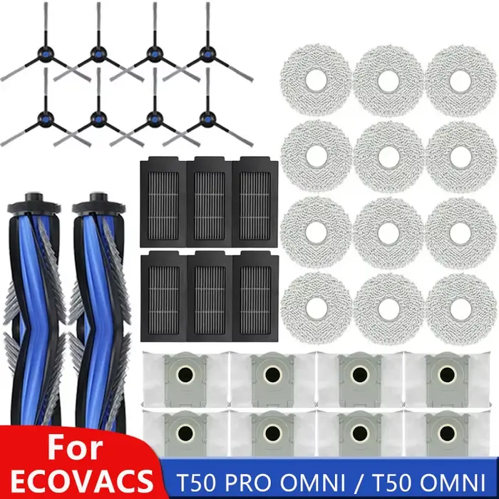 Pièces de rechange pour aspirateur Robot ECOVACS T50 PRO OMNI / T50