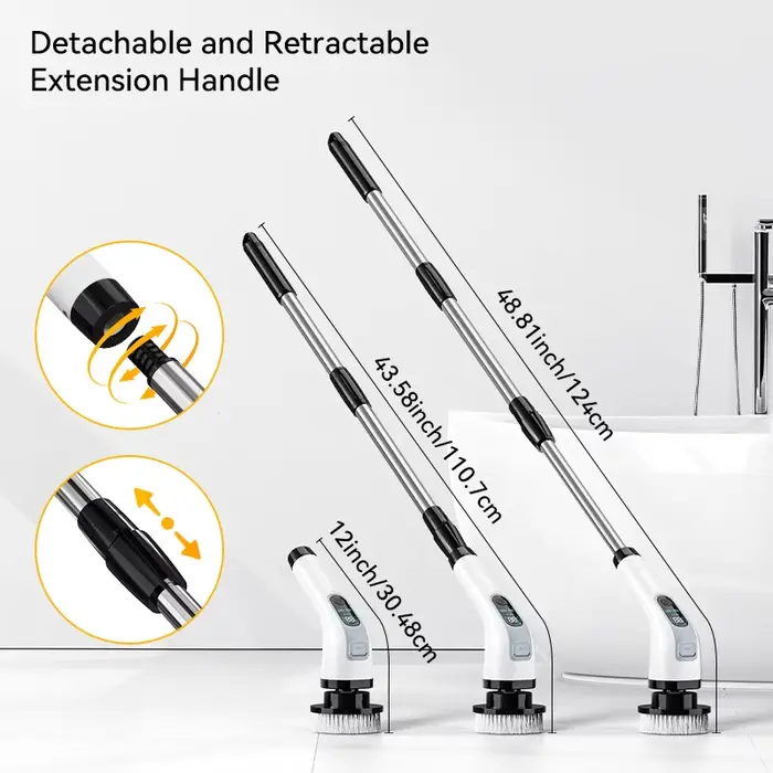 Brosse de nettoyage électrique sans fil 7 en 1