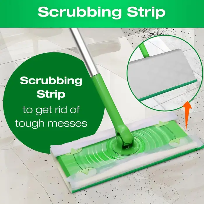 Swiffer Sweeper Recharges de tampons de nettoyage humide pour vadrouille avec parfum de lavande Febreze