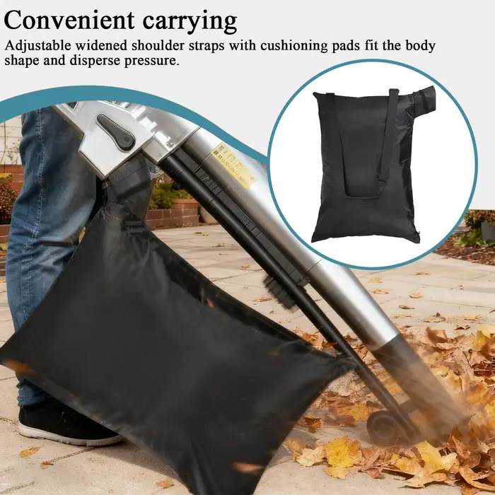 Sac de collecte pour souffleur de feuilles et aspirateur