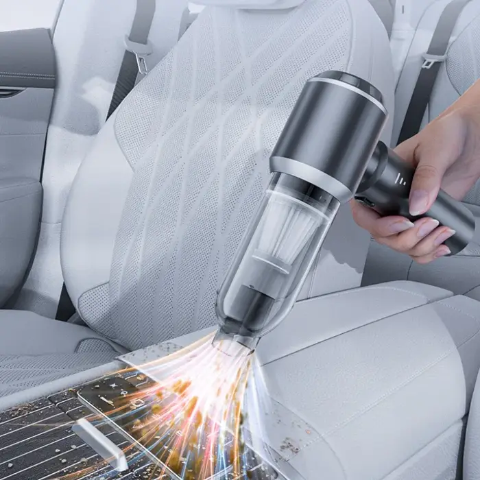 Aspirateur de voiture haute puissance Portable sans fil moteur sans brosse Machine de nettoyage plumeau d'air puissant pour appareil ménager