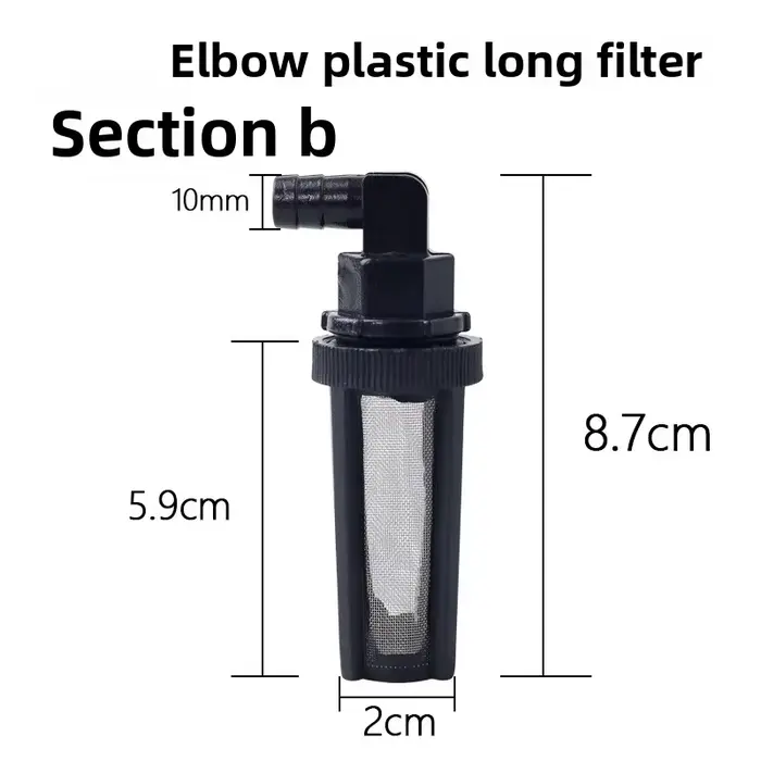 Petit écran filtrant, pièces de pulvérisateur