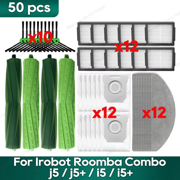 Accessoires pour aspirateur Robot irobot Roomba Combo i5 / i5 + / j5 / j5 +