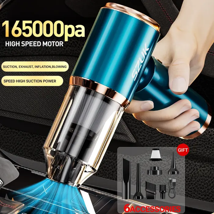 SZUK aspirateur de voiture Portable 165000Pa puissant