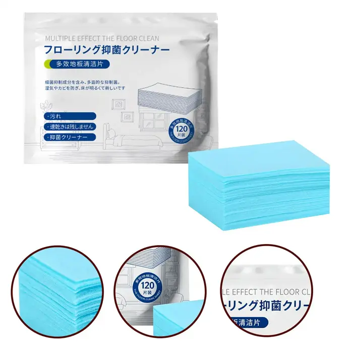 120 lingettes nettoyantes solubles pour sols