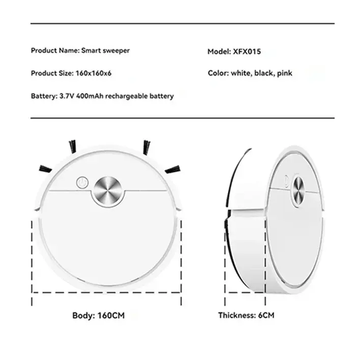 Robot aspirateur intelligent 3 en 1 Lenovo