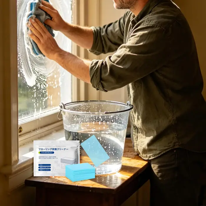 120 lingettes nettoyantes solubles pour sols