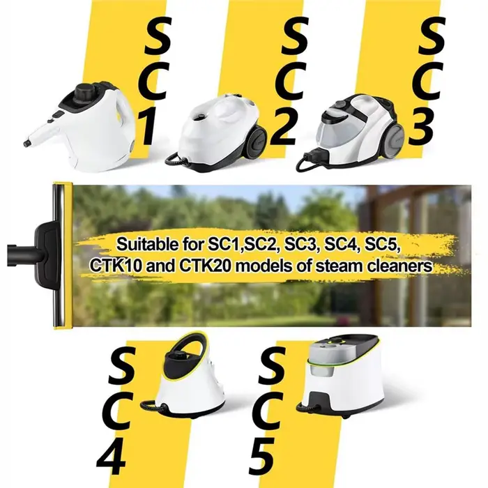 Buse de nettoyage à vapeur A83G avec chiffons en microfibre pour Karcher SC1-SC5 CTK10 CTK20
