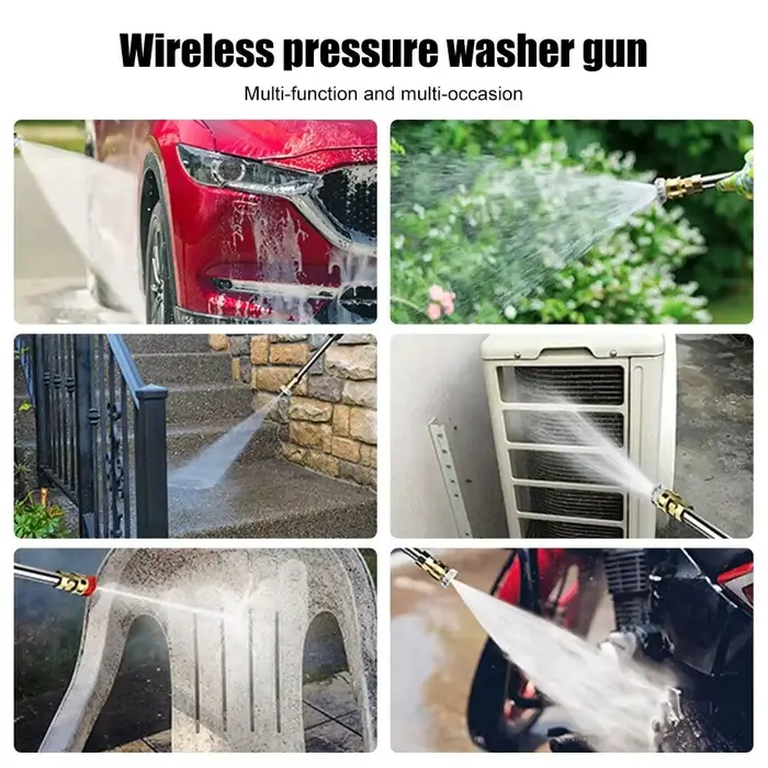 Nouveau pistolet de lavage de voiture sans fil haute pression
