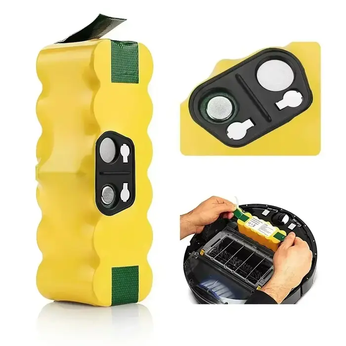 Nouveau pour iRobot Roomba batterie Rechargeable 14.4V 12800mAh 500 550 560 600 650 698 780 876 900 série