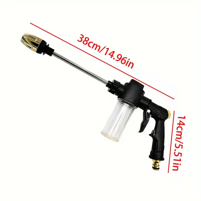 Pistolet de lavage haute pression pour jardin et voiture