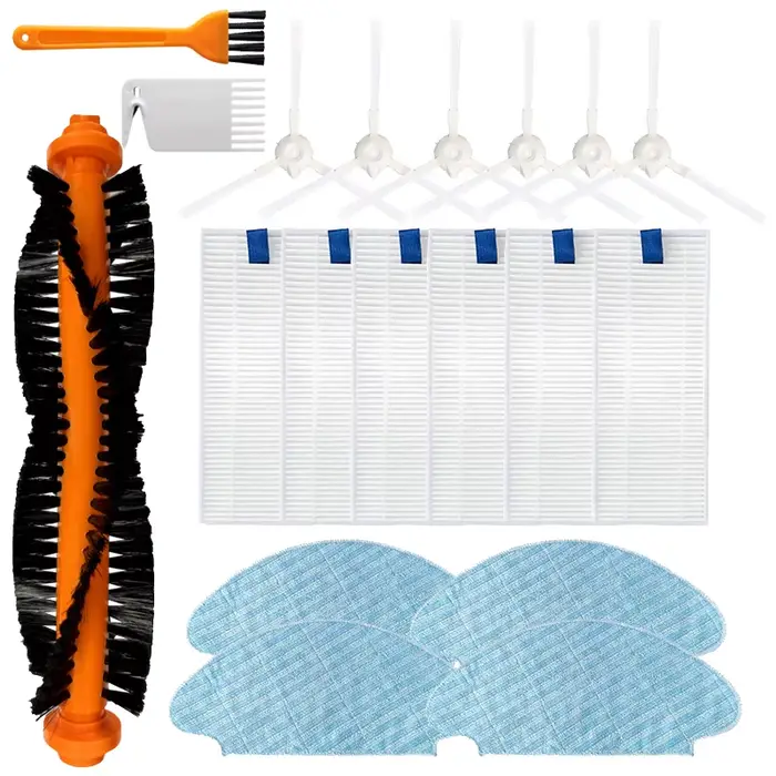 Rouleau de brosse avec filtre HEPA pour aspirateur Tefal Rowenta Explorer/x-plorer série 20 40 50 Smart Force isweep x3 chiffons