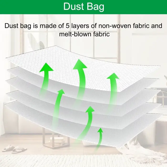 Pour Vorwerk Kobold VK200 FP200 remplacement de sac à poussière