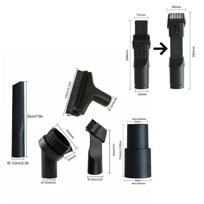 Brosse de nettoyage, accessoires pour aspirateur