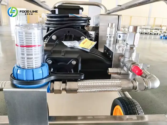 Nettoyeur haute pression en acier inoxydable personnalisé 500 bars avec débit de 20 L/min et 23
