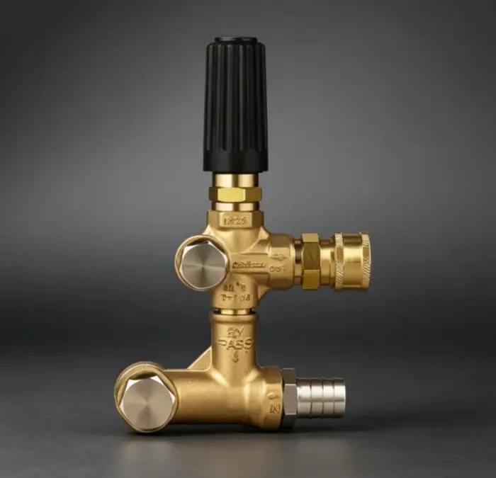 Vanne de décharge pour nettoyeur haute pression, régulateur de pompe à eau haute pression, contrôle