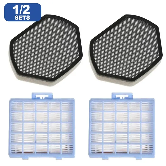 1/2 jeux de filtres pour aspirateurs Bosch GS20