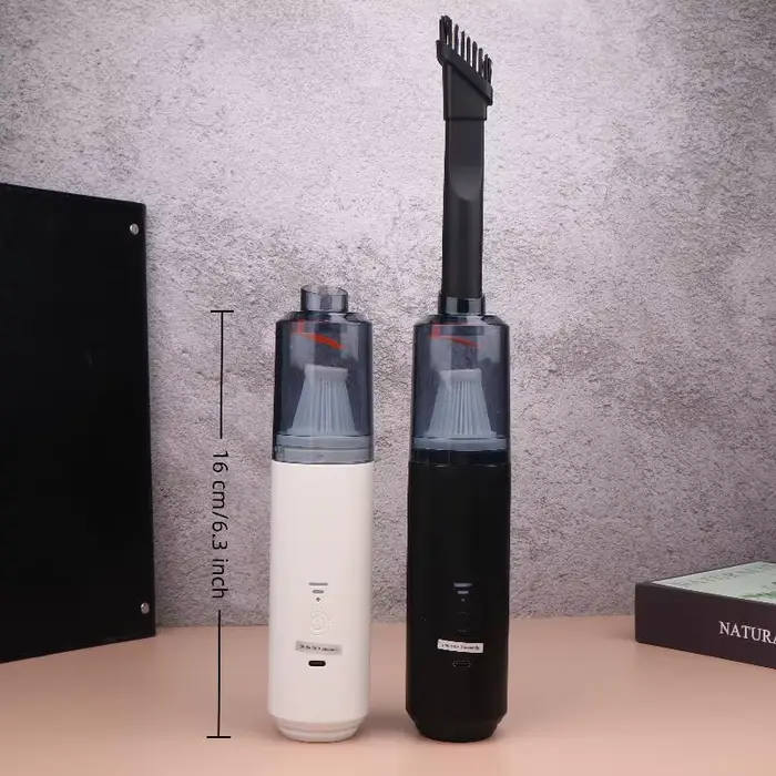 Aspirateur sans fil à double usage, aspiration et soufflage, double usage pour la maison et la voiture, aspirateur puissant haute puissance noir