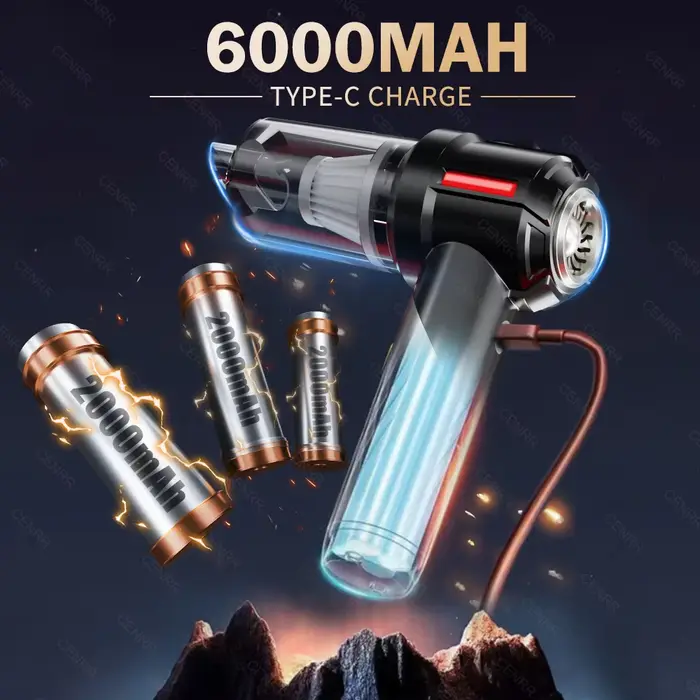 Mini aspirateur de voiture sans fil