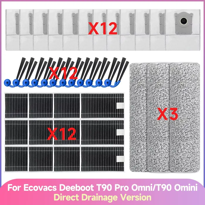 Pièces détachées pour aspirateur (Ecovacs Deebot T90 Pro Omni / T90