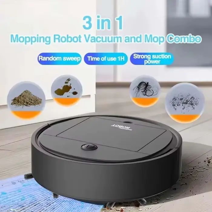 Nouveau robot aspirateur intelligent 3-en-1 2026
