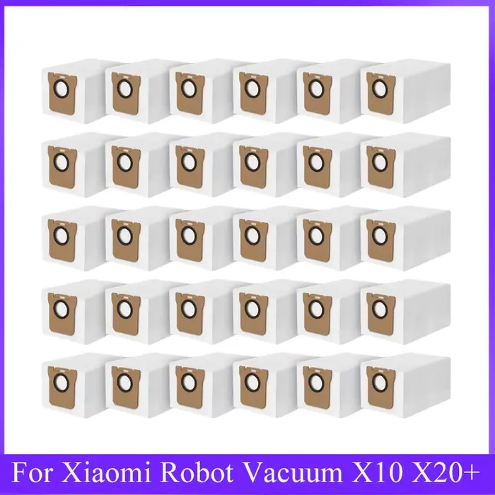 Sac à poussière pour aspirateur Robot Xiaomi X10 / X10 + / X20 + / X20 Pro / X20 Max / M30 / M30 Pro / M30S / M40 /