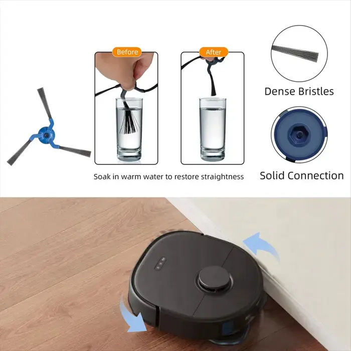 Précis-paquet de 22 accessoires pour aspirateur Robot Eufy X10 Pro Omni: brosses