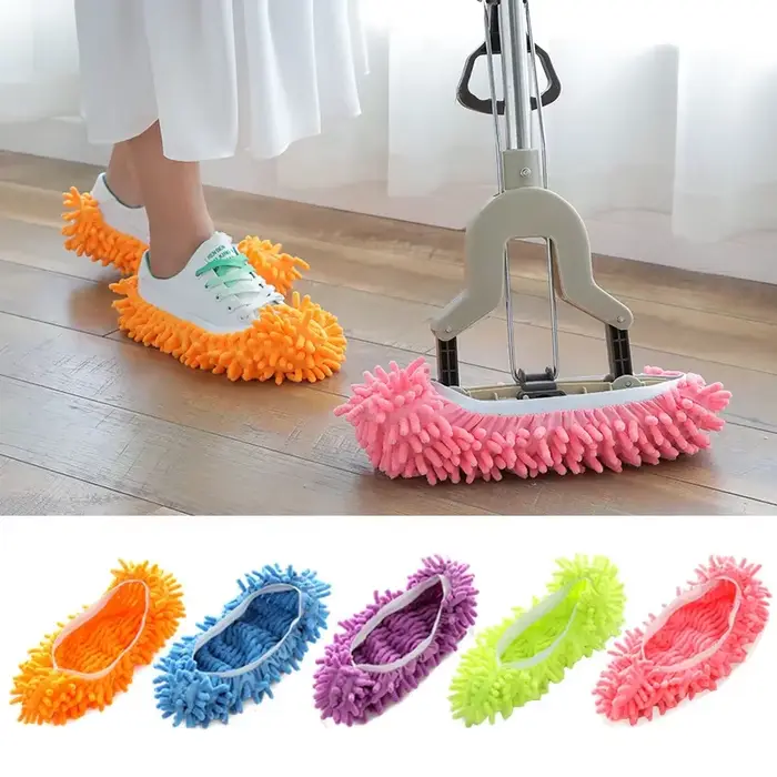 Pantoufles de nettoyage de la poussière de sol