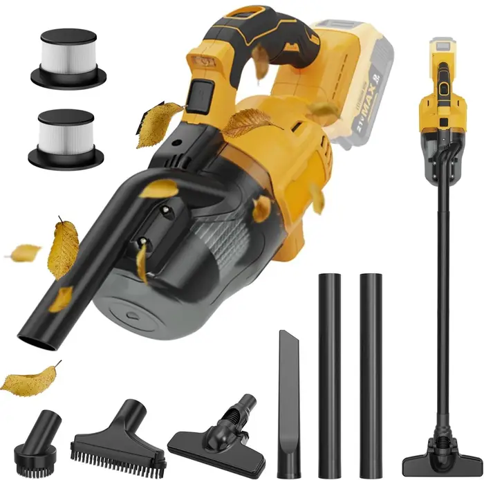 Aspirateur électrique portatif 5 en 1 avec 2 filtres