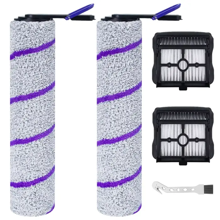 Brosse rotative et filtre HEPA compatibles avec les aspirateurs sans fil Rowenta X-Clean 10 et NARWAL S20 Pro - Pièces de rechange