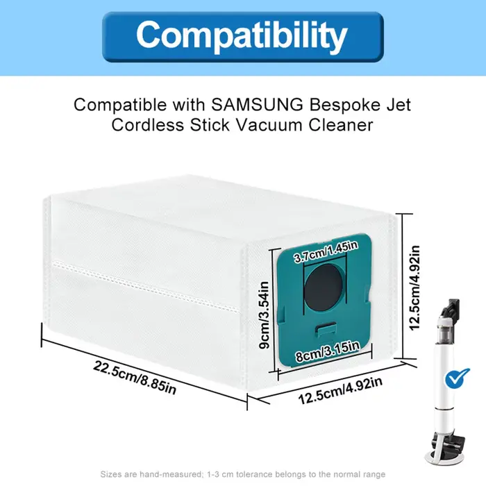 Sac à poussière pour aspirateur SAMSUNG série VS20