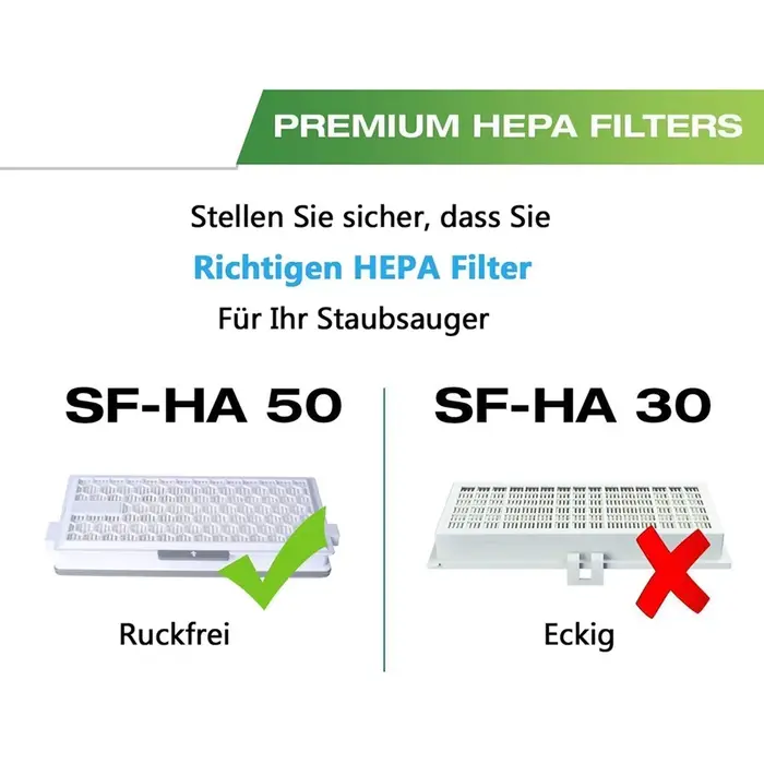 Filtre HEPA AirClean 50 SF-HA50 pour aspirateur Miele