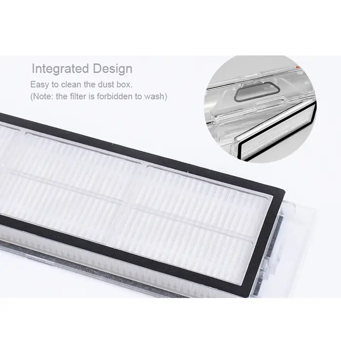 Filtre Hepa pour Xiaomi Roborock, remplacement pur, balayeuse sous vide, filtre lavable, pièce de re