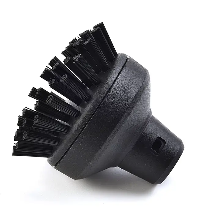 Grande brosse ronde pour nettoyeur vapeur