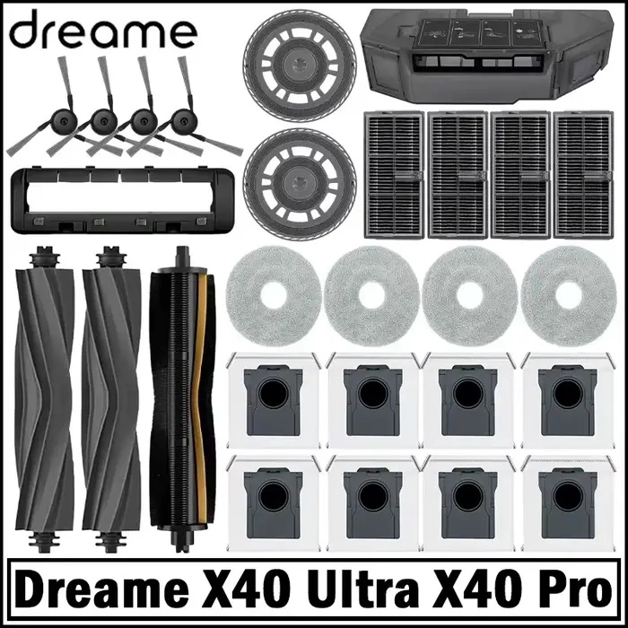 Pièces détachées pour robot aspirateur Dreame X40 Ultra / X40 Pro / L40