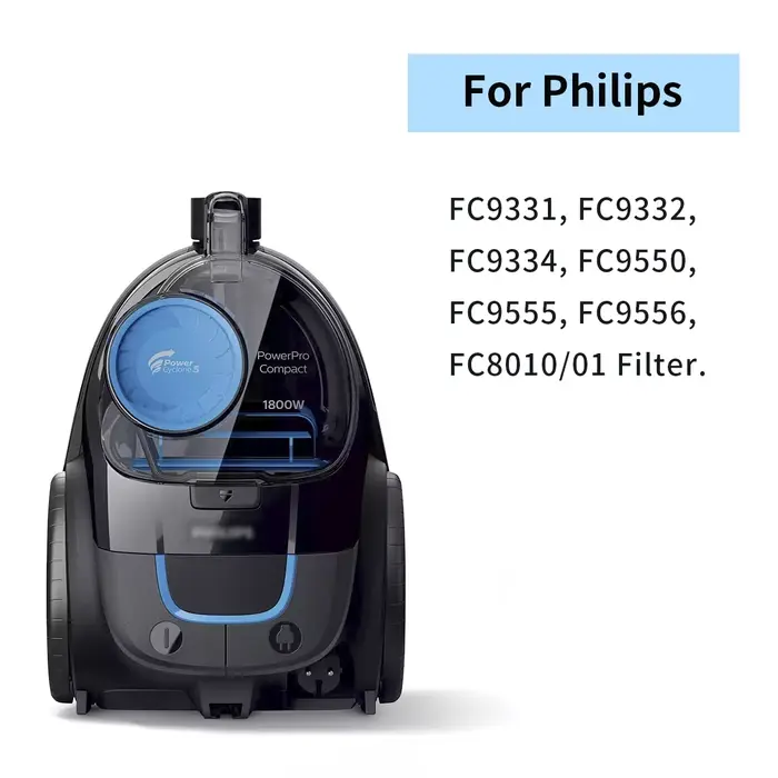 HEPA Pound-Filtre en mousse pour aspirateur Philips Power Pro Compact