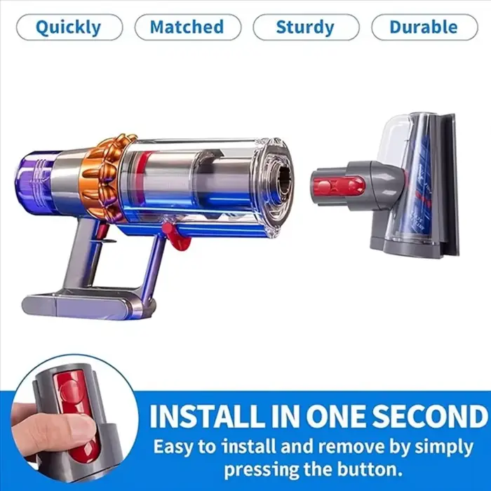 Mini tête de brosse motorisée Anti-emmêlement pour pièce d'aspirateur Dyson V7 V8 V10 V11 V15